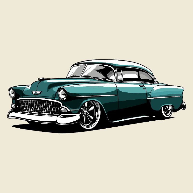 Conception de voitures classiques vintage