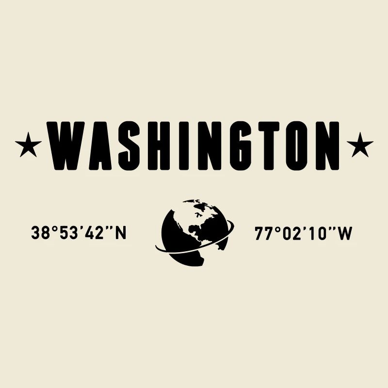 Washington DC Coordinates Planet Earth