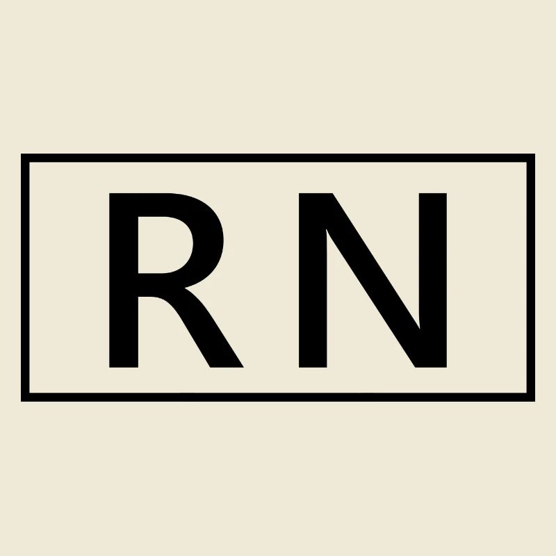 RN oder Registered Nurse Proud Graduated Nursing