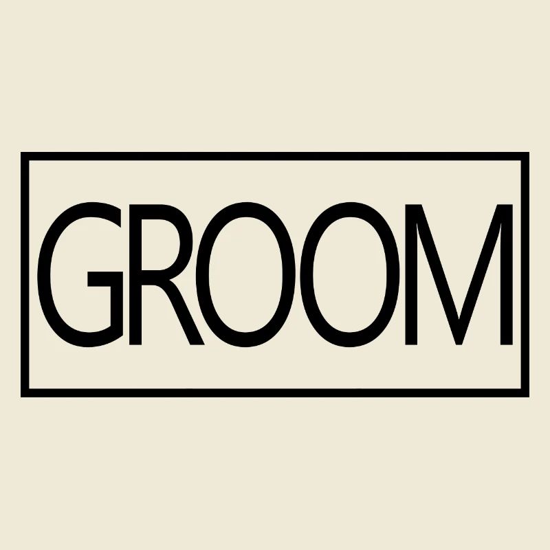 Bräutigam - Ehemann wird Hochzeitsfeier Verlobung