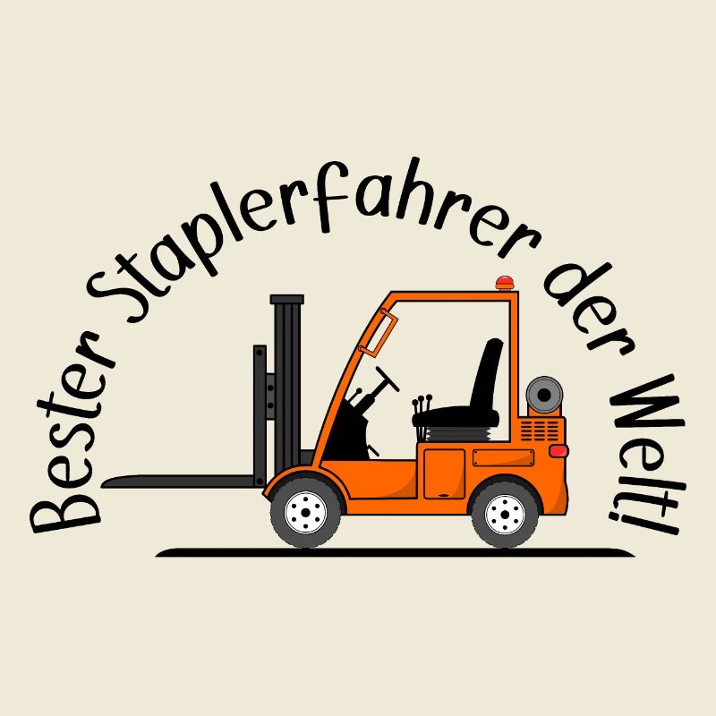 Staplerfahrer orange beste Staplerfahrer der Welt