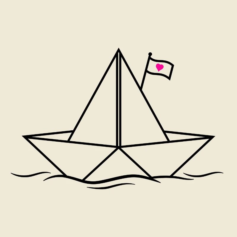 Papierschiff Papierboot 