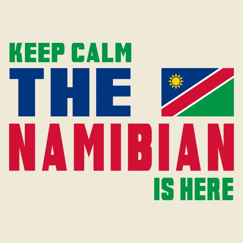 Keep Calm Namibia flag design