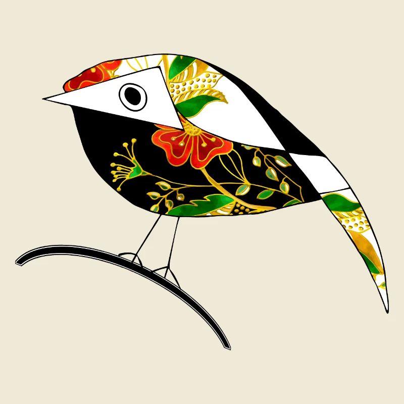 Bunter Vogel