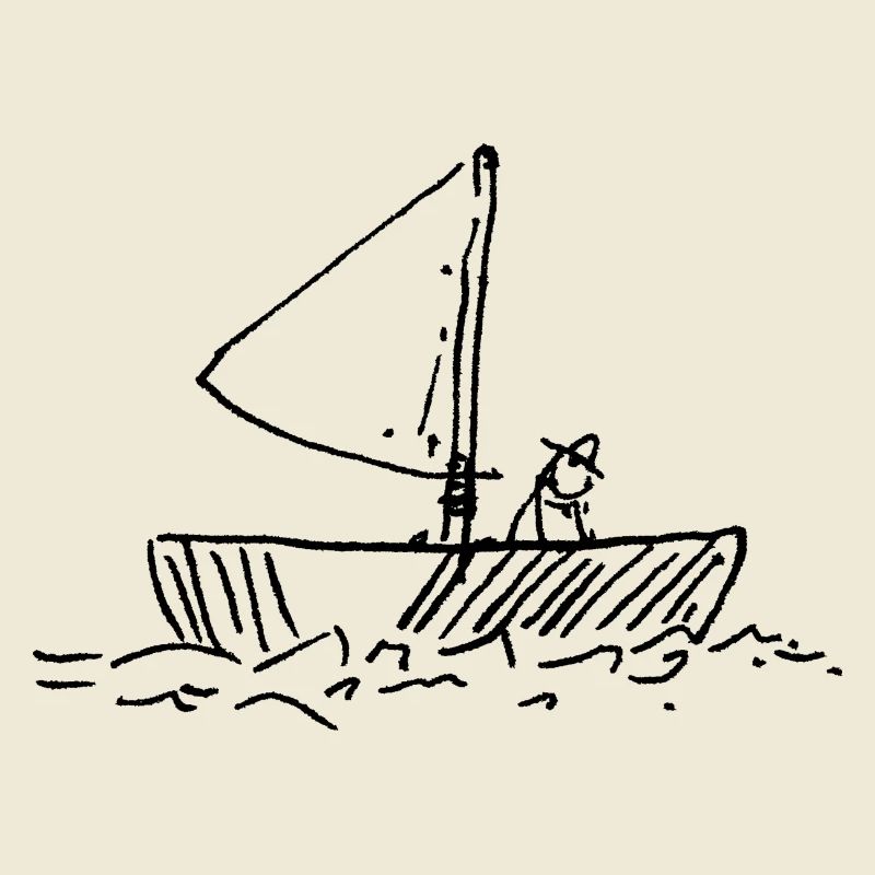 Fischer im Boot