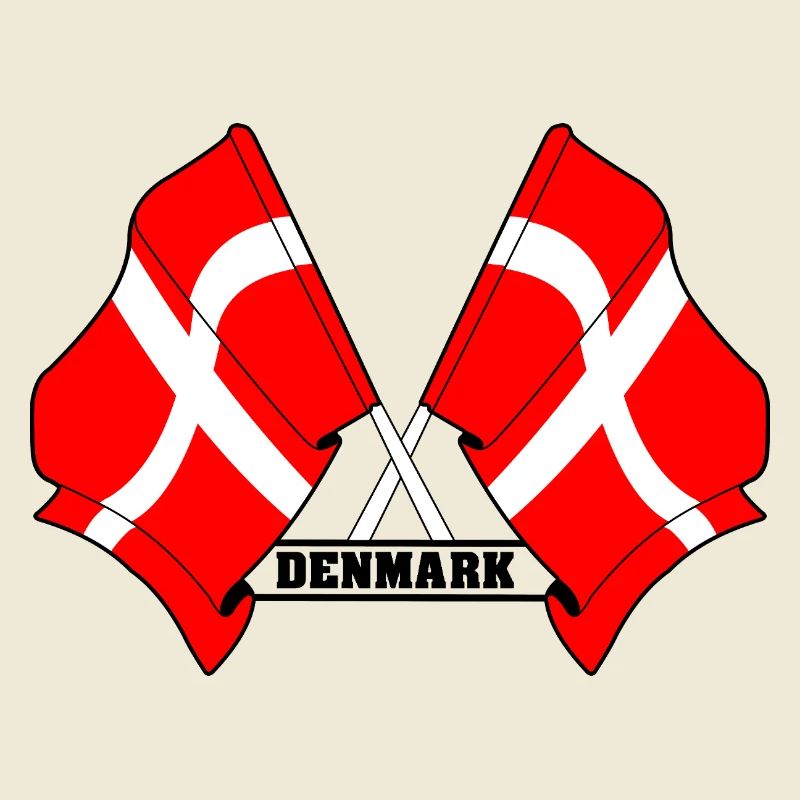 DANEMARK – Drapeaux croisés