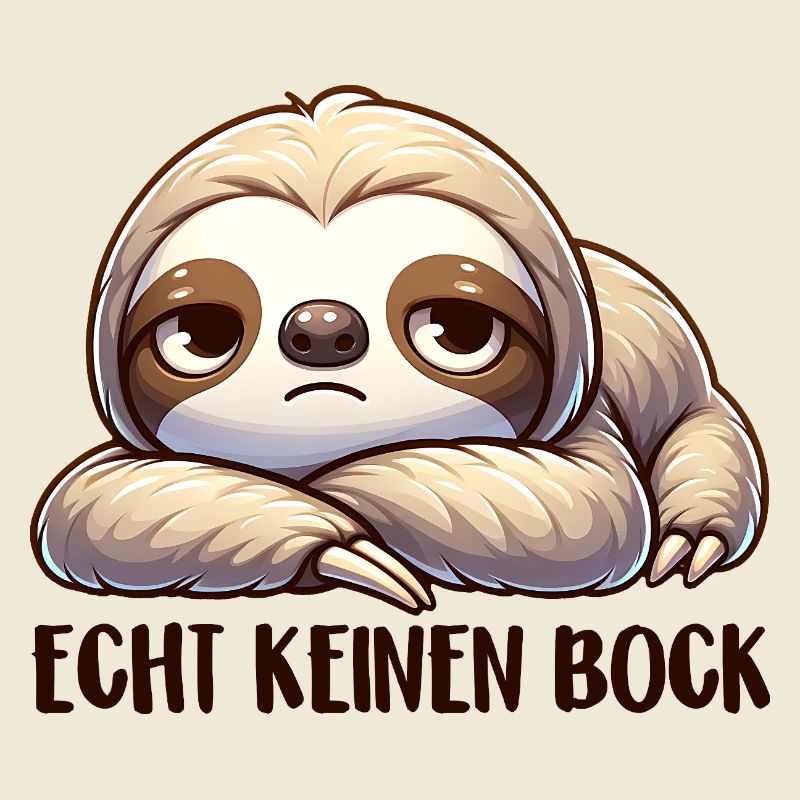 Faultier hat echt keinen Bock will seine Ruhe