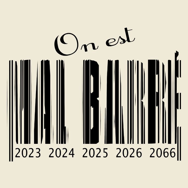 Schlecht durchgestrichener Barcode