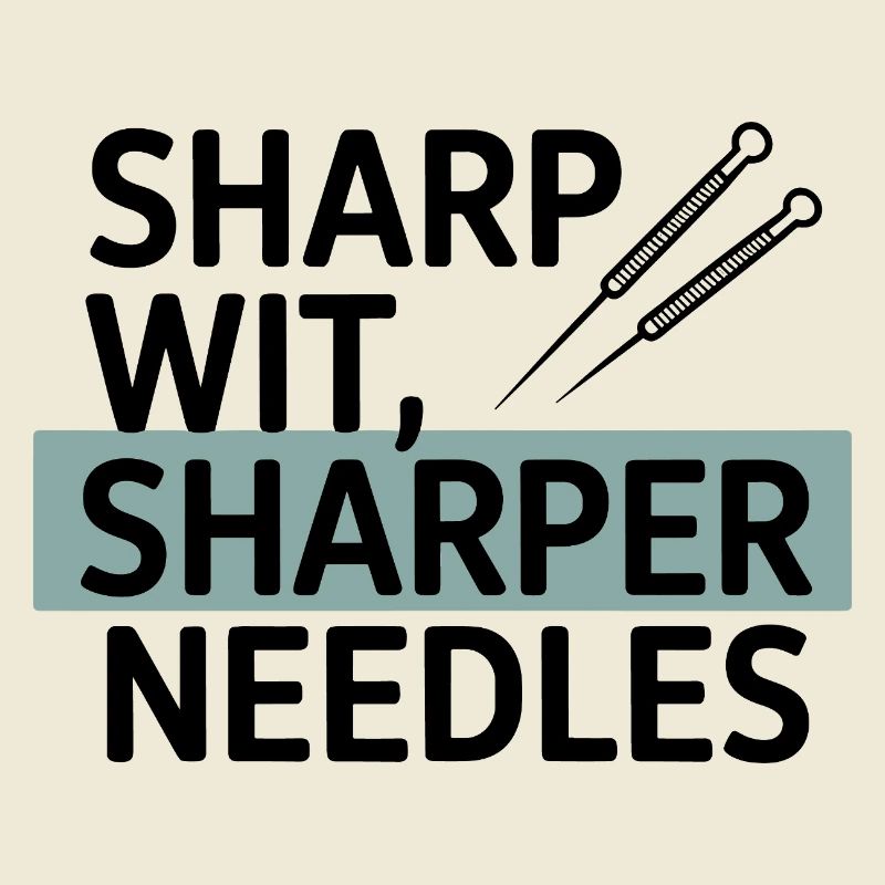 Sharp Wit Sharper Needles Acupuncturist Profession