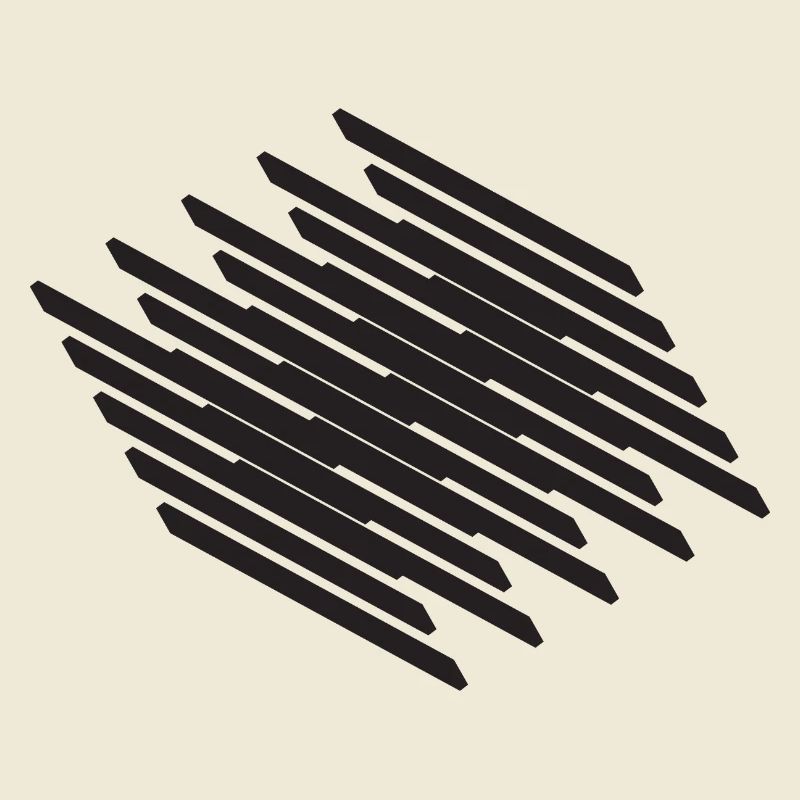 Diagonal Scribble Monochrome Pattern