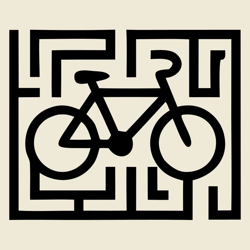 Puzzles difficiles dans le labyrinthe vélo