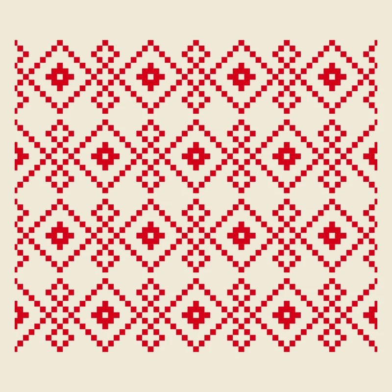 Pull uni de Noël (rouge)