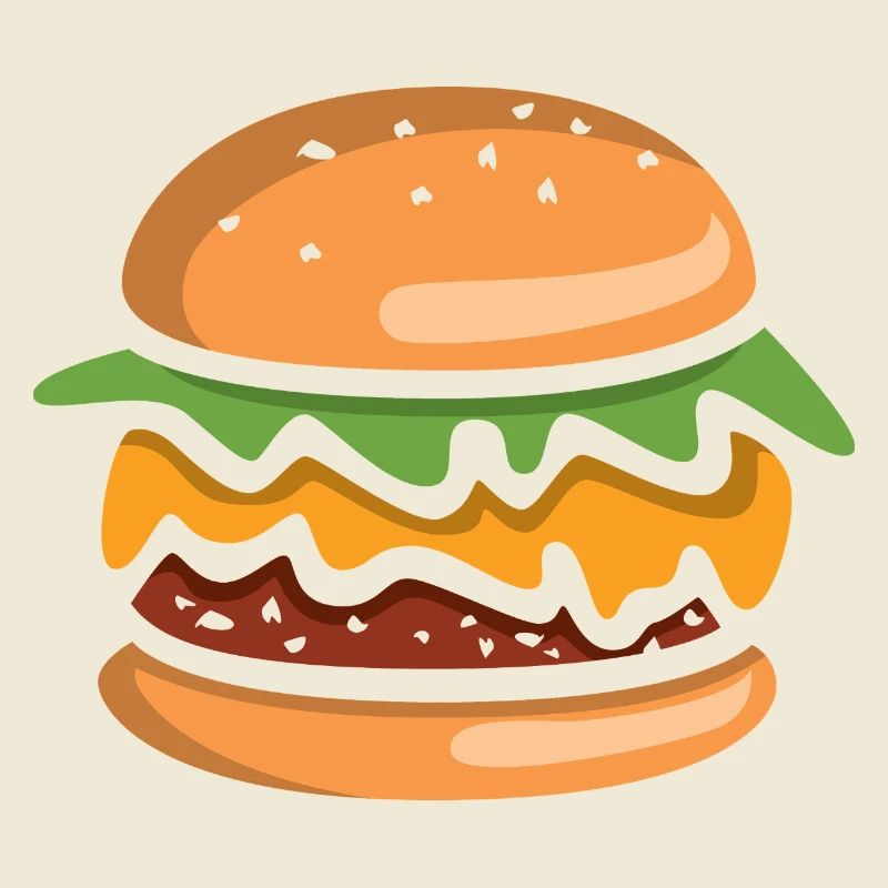 Comic Burger Cheeseburger