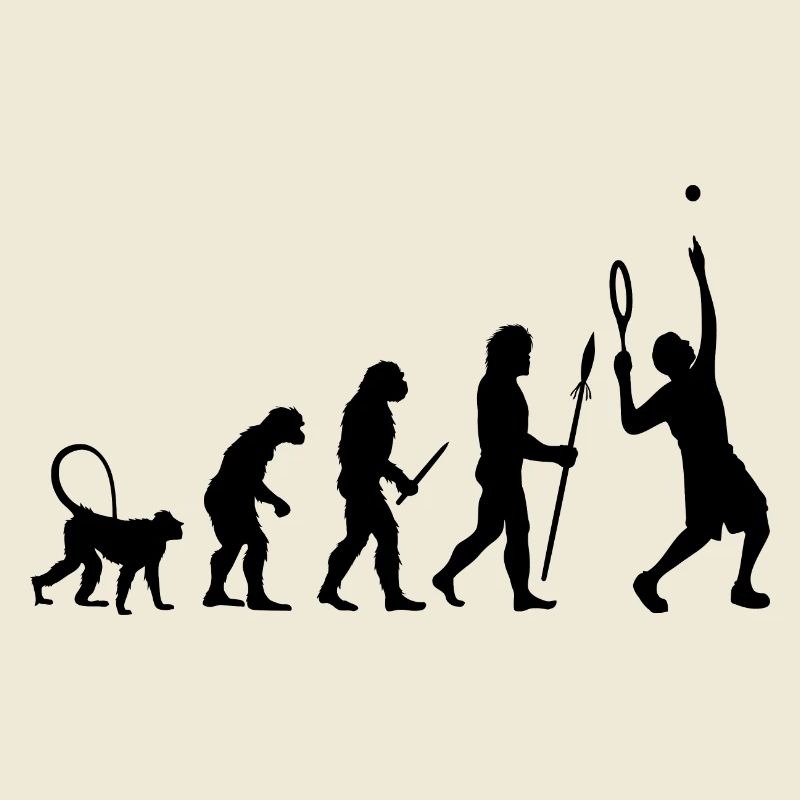 Evolution of a tennis player