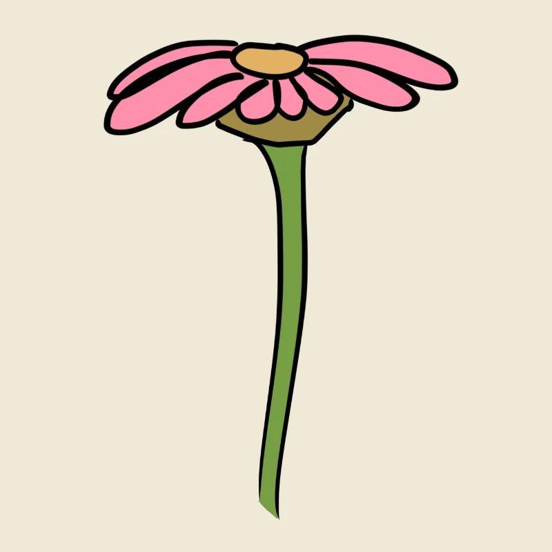 symbole de fleur symbole de forme de plante rose