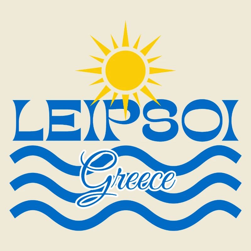 Leipsoi Grèce Vagues de mer Soleil