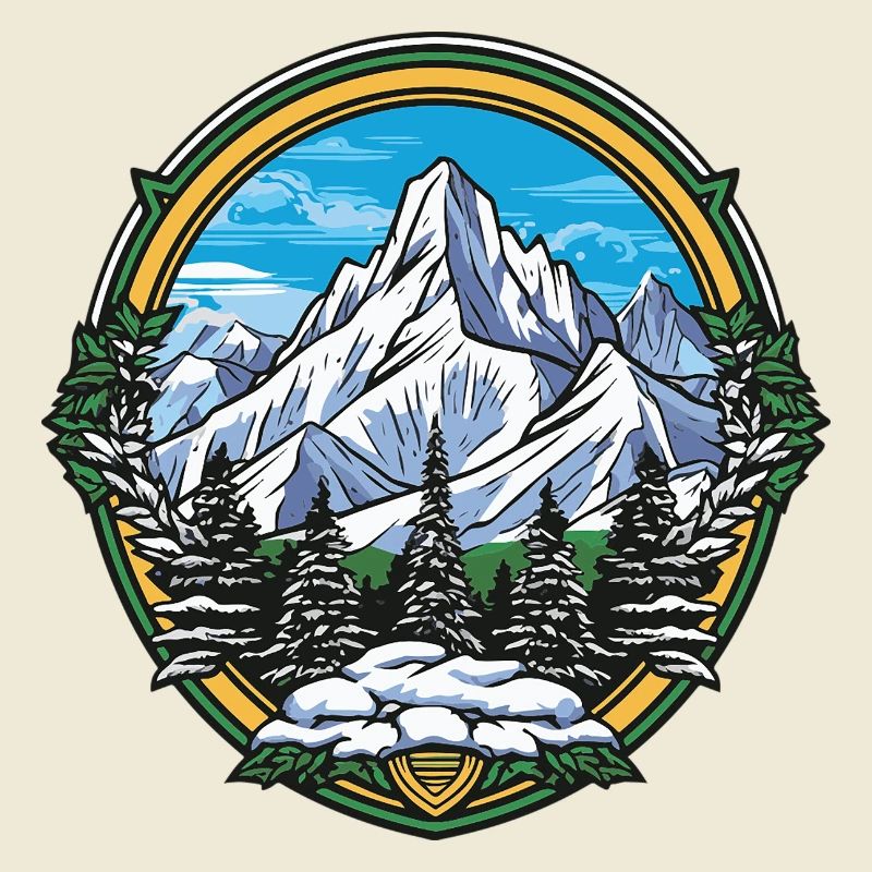 Eisberge Bergsteigen Schild