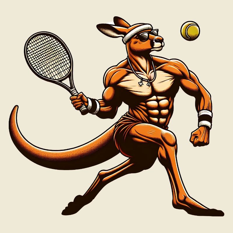 Tennis Kangaroo Power Player Forehand Smash