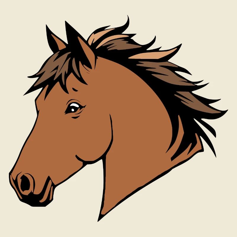 Pferd Pferde Pferdekopf T-shirt Geschenk Reiter