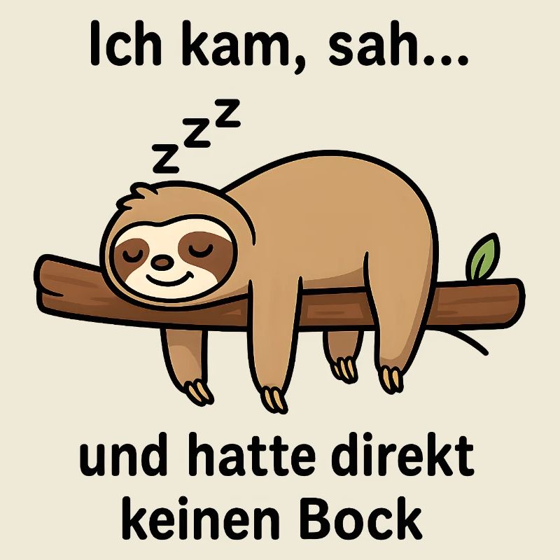 Faultier Geschenk Sloth Büro Arbeitskollege