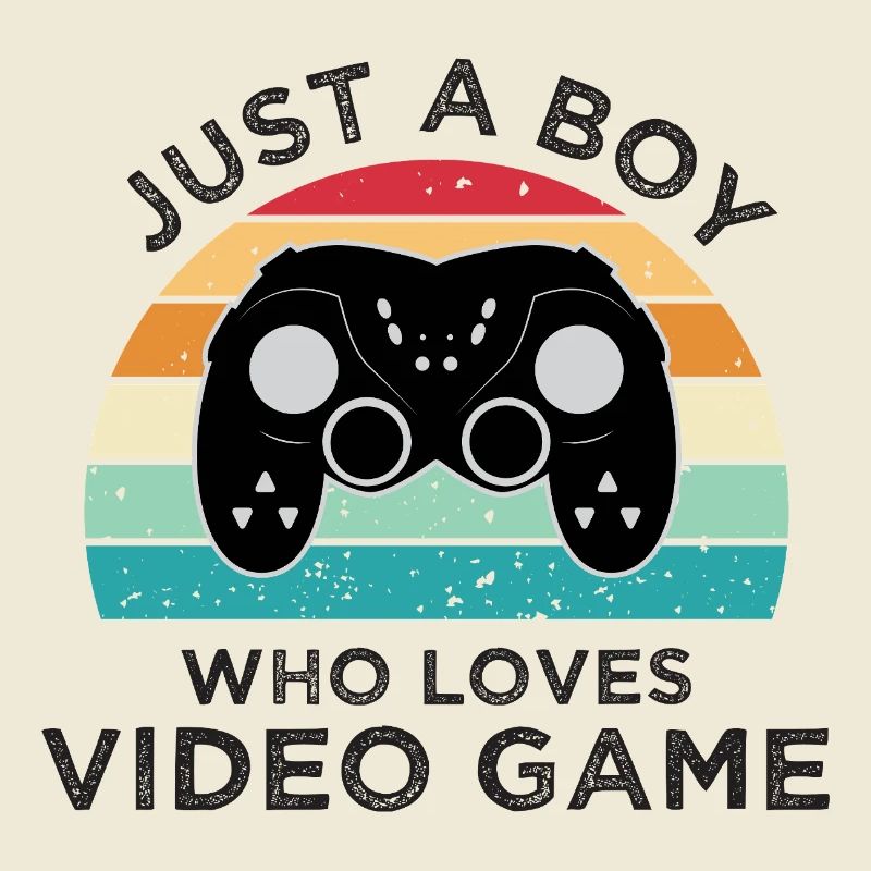 Nur ein Junge, der Videospiele liebt
