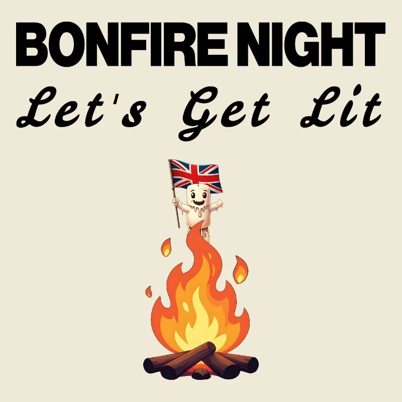 Impression du slogan Bonfire Night