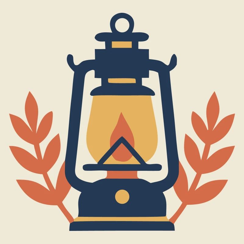 Camping Lantern Nature Forest