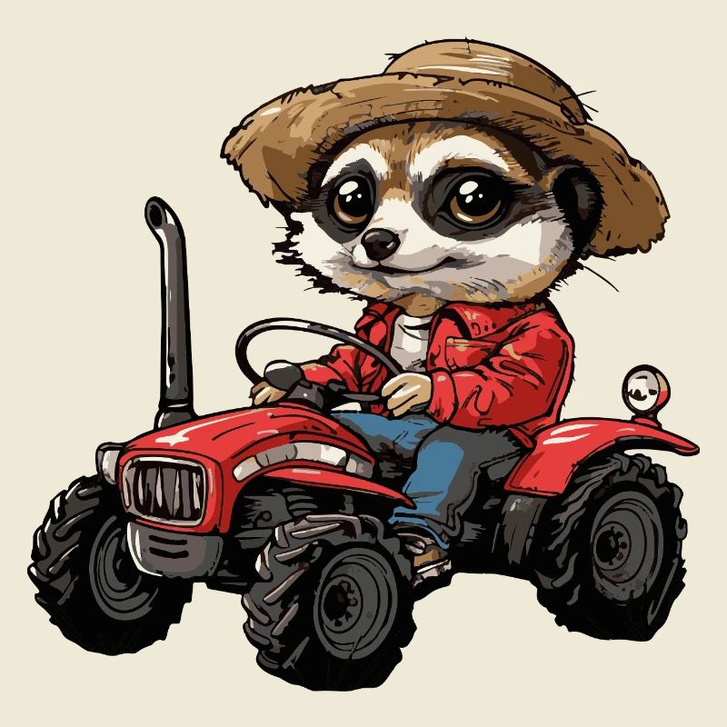 Fermier de tracteurs suricates