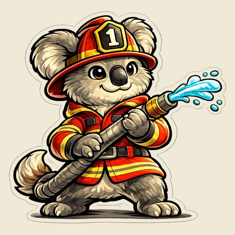 Fire Brigade Koala Water Jet