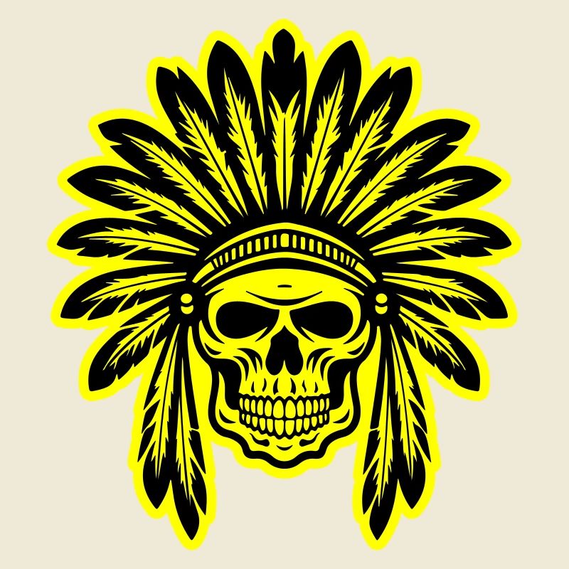 Crâne de chef indien apache