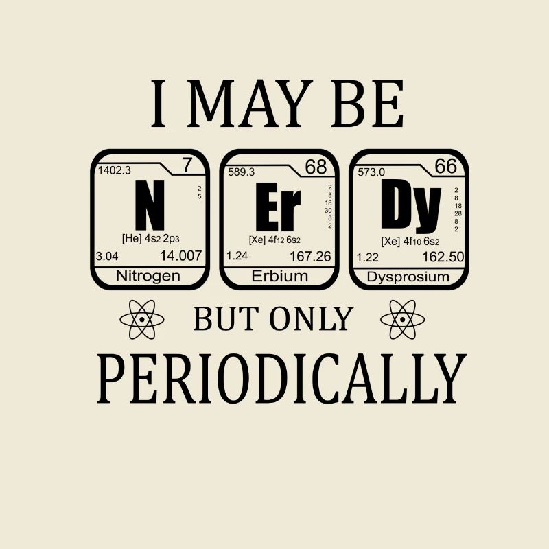 Chemistry Science Periodic Table Nerd