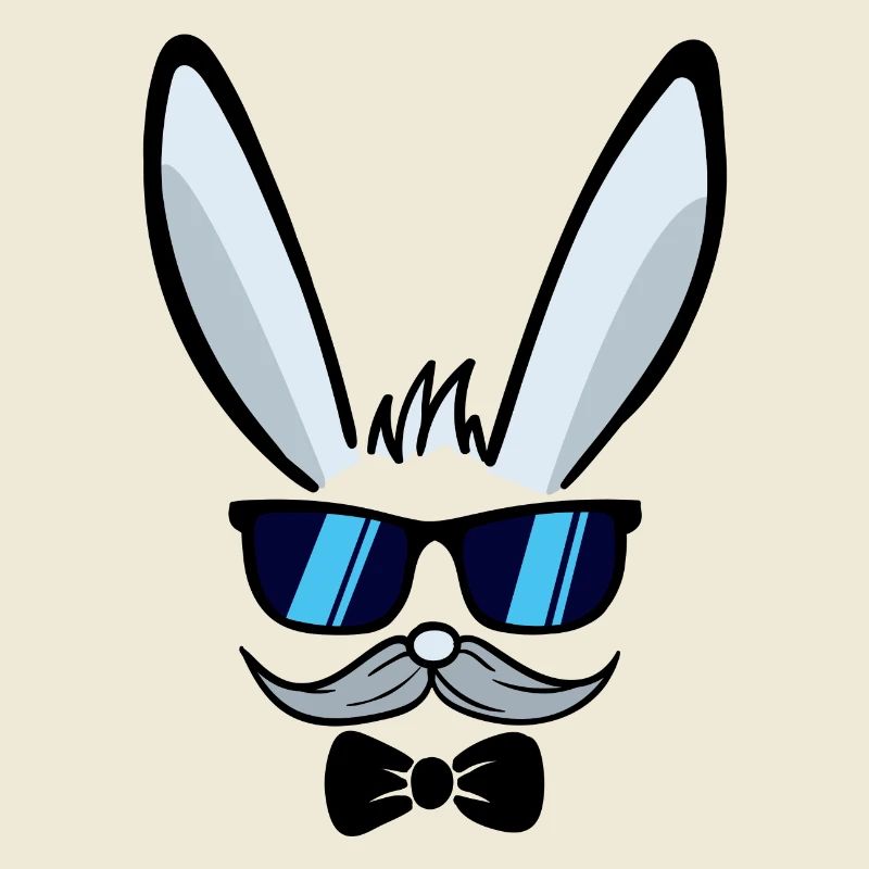 He | Easter Face Easter Bunnies Happy Easter