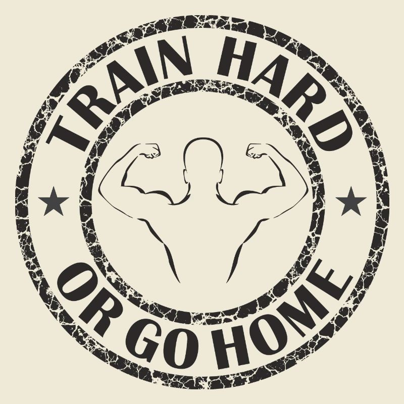 Trainiere hart oder geh nach Hause