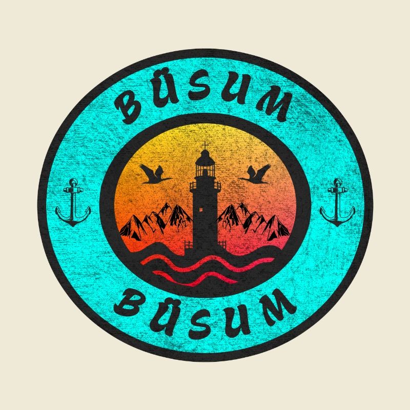 Büsum Leuchtturm Design / Geschenkidee