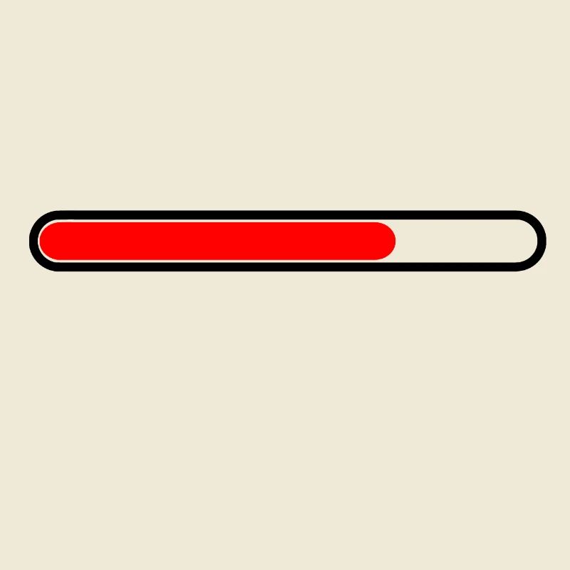 Black red loading bar