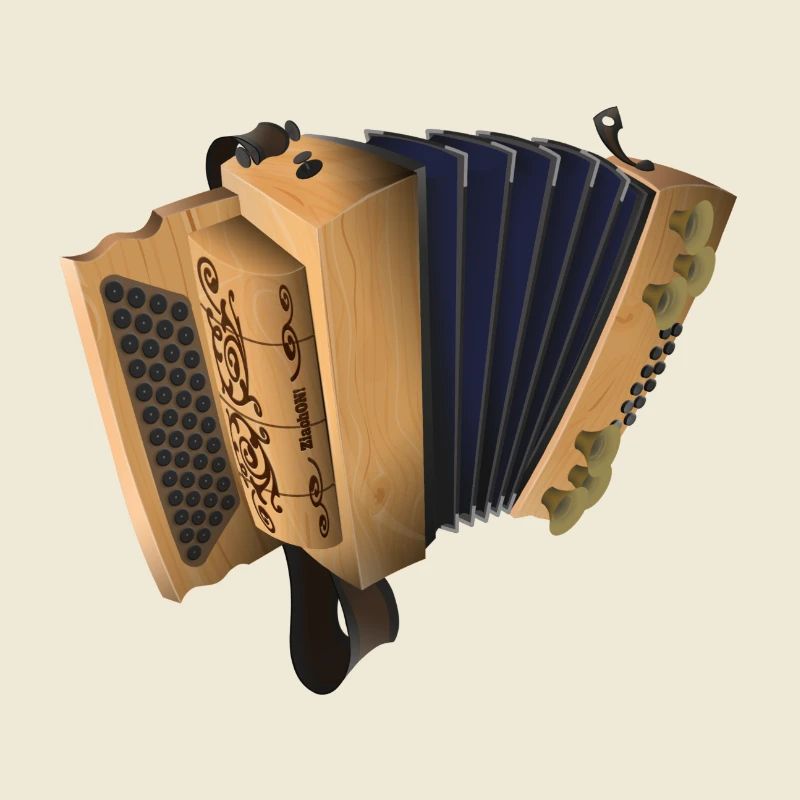 Harmonica de Styrie - Pin suisse/Bleu | ZiachON !