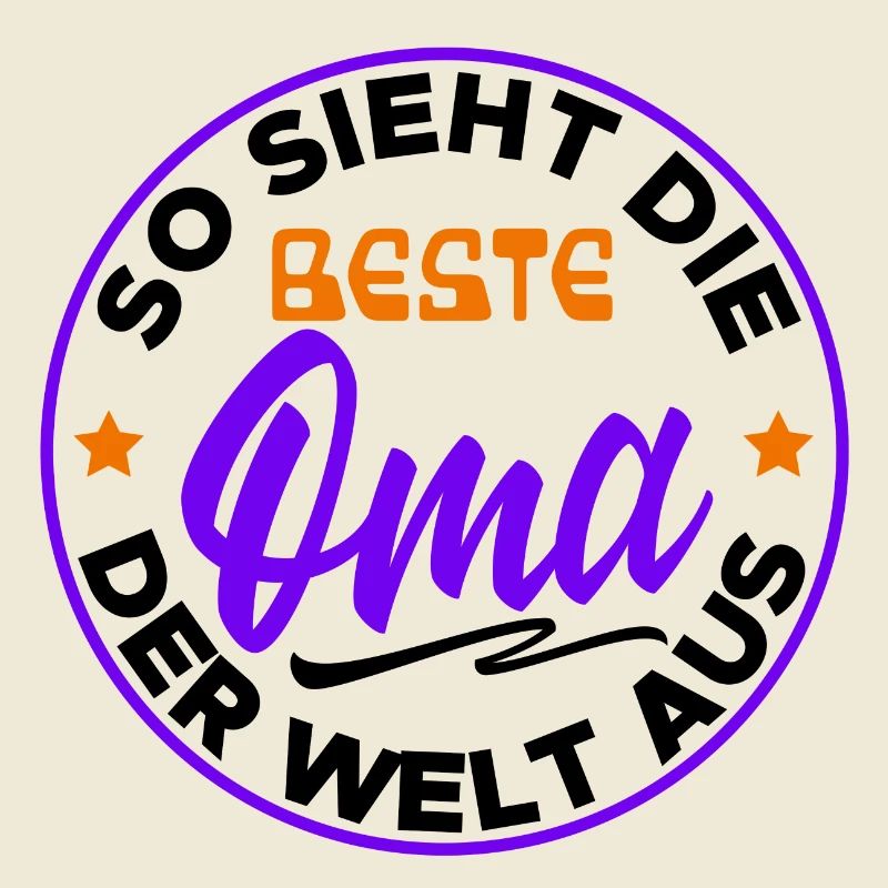 Beste Oma Cool Statement Großmutter Alte Frau