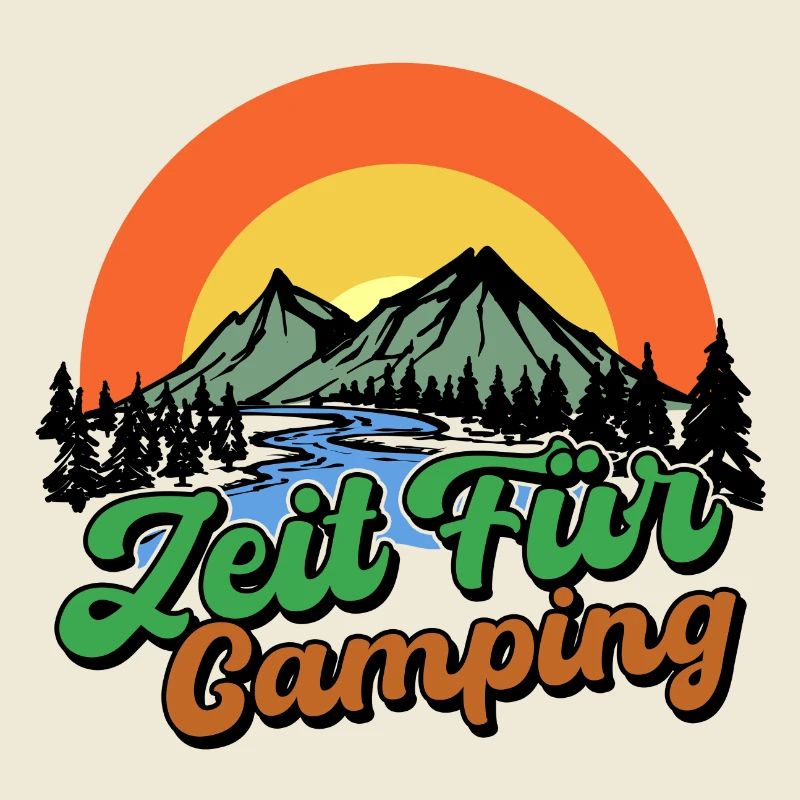 Camping Camping Déclaration Mountains Camper
