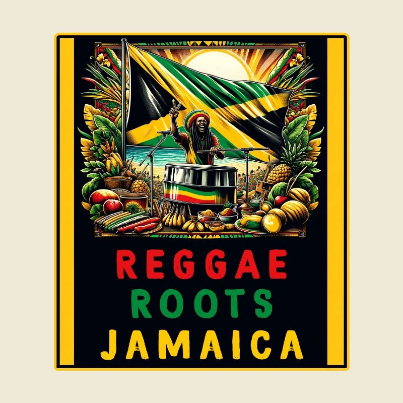 Reggae roots Jamaica