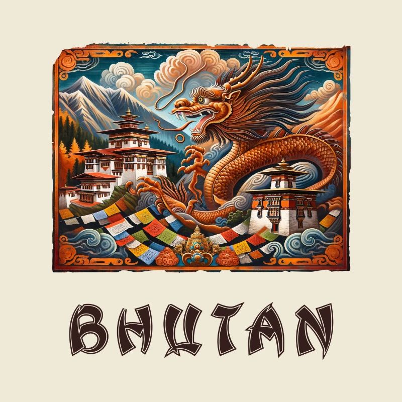 Bhutan Drache Buddha Thimphu