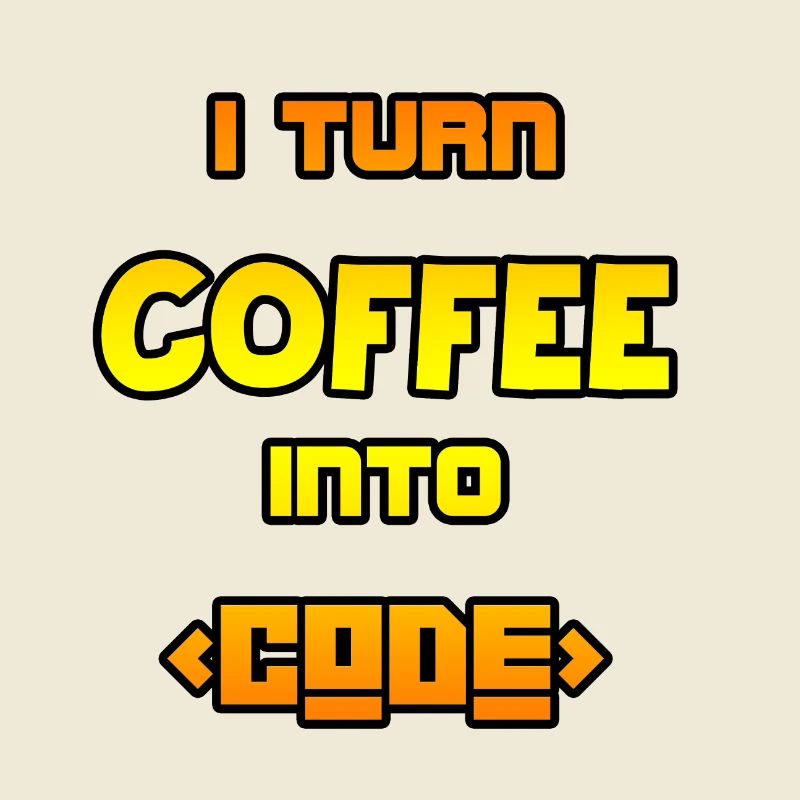 Je transforme le café en code