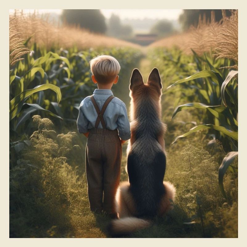 Deutscher Schäferhund Kunst