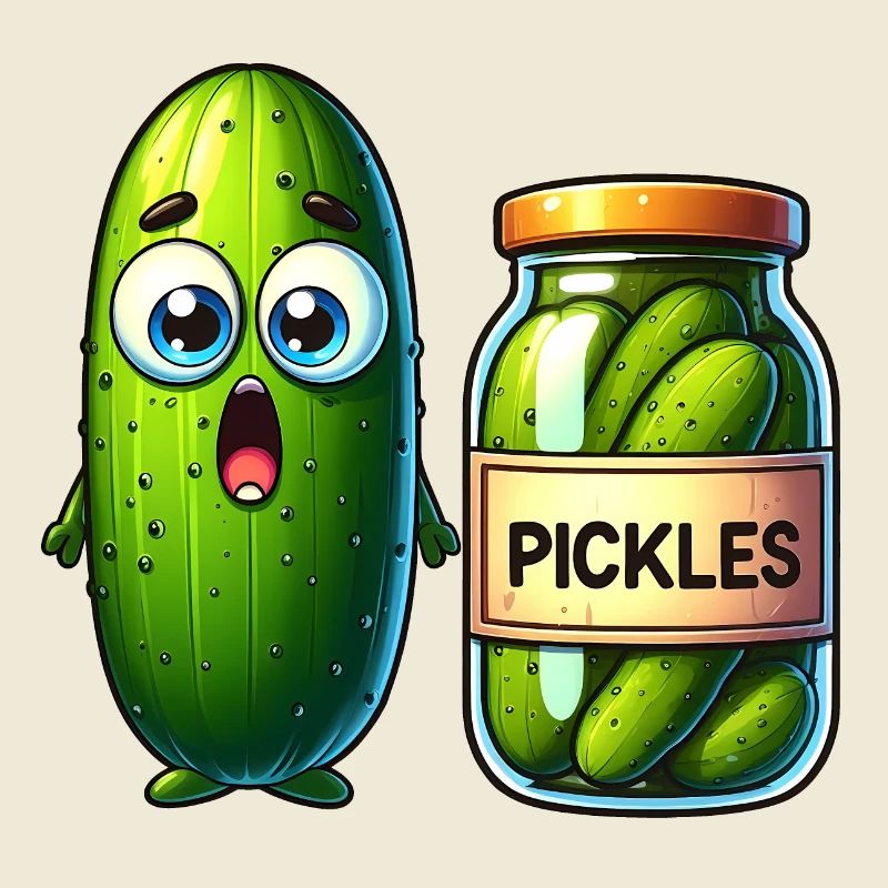 La situation difficile des cornichons au concombre : choqué et choqué !