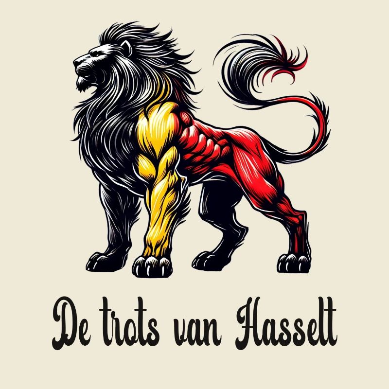 Hasselt Löwe Flaggen Design