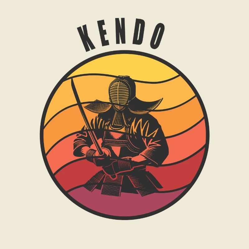 Retro Kendo Samurai Style