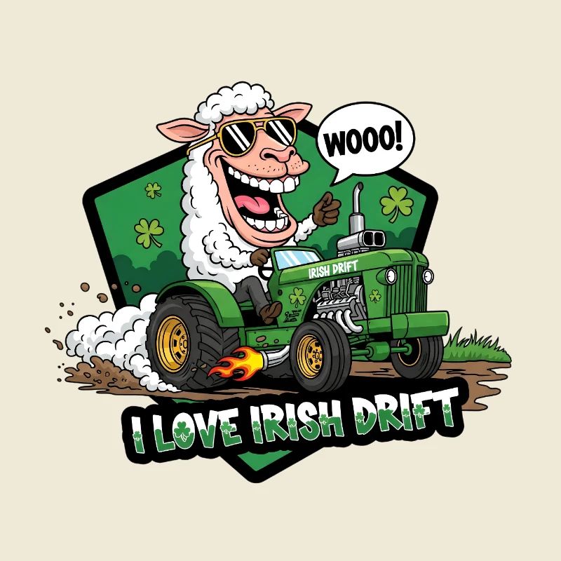 Irisches Drift Schaf Auto Design
