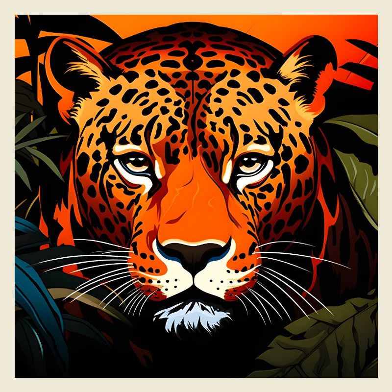 Leopard Graphique Sauvage