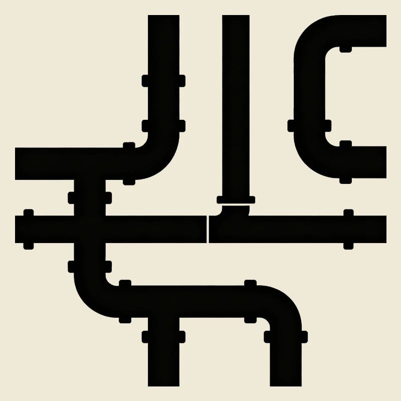 Black Cane Net Pattern