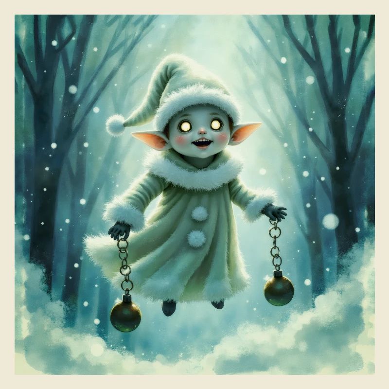 Winter Elf with Bells