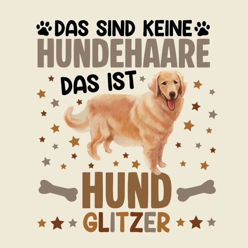 Hunde Glitzer Spruch Welpe Hundehalter Geschenk